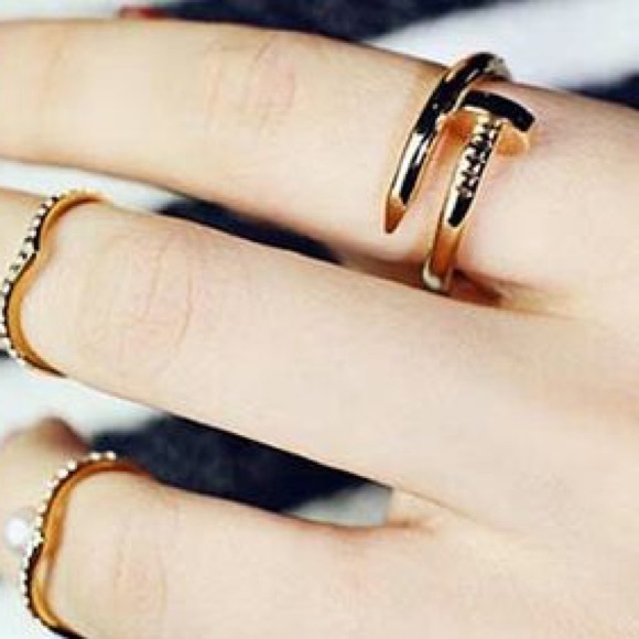 Dainty Nail Ring - Picture 3 of 7